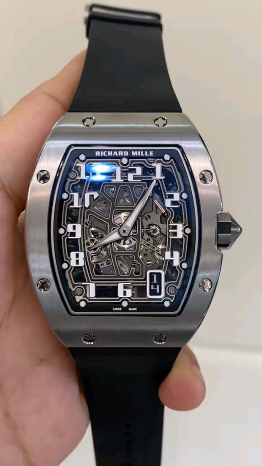 Richard Mille RM 067 RM67-01 Platinum Date display Automatic Configuration B150FF 1:1 Superclone