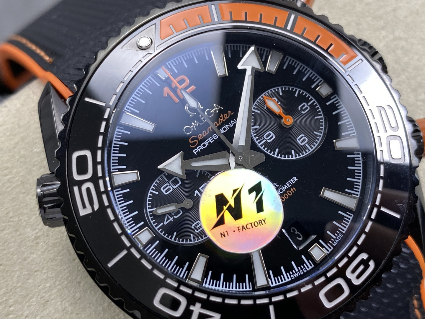 Omega Seamaster Planet Ocean 600M Chronograph 0263DB 1:1 Superclone - Image 11