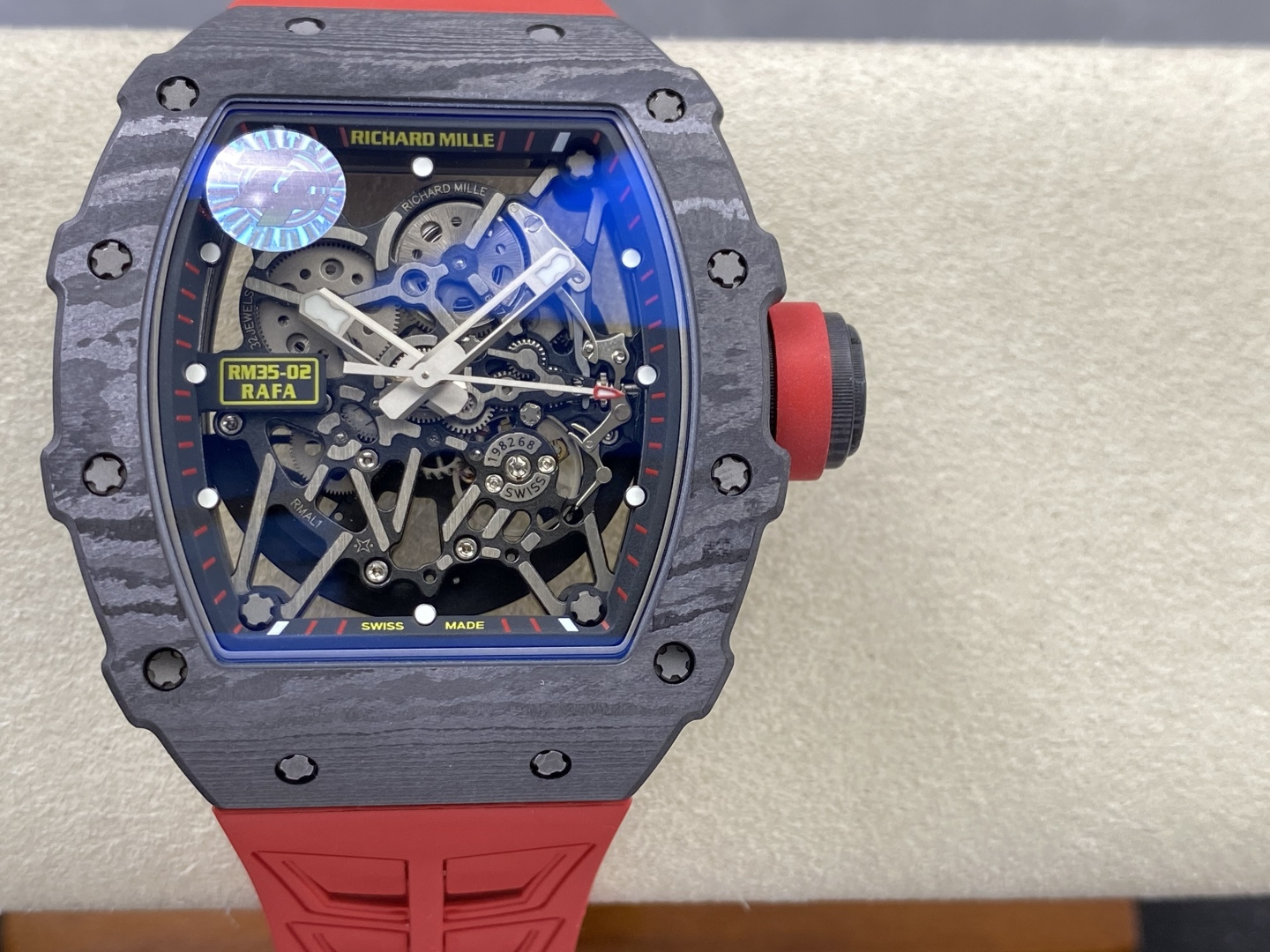 Richard Mille RM 035 RM35-02 Titanium 44.5 mm ZF Factory Configuration 25AA45 1:1 Superclone - Image 11