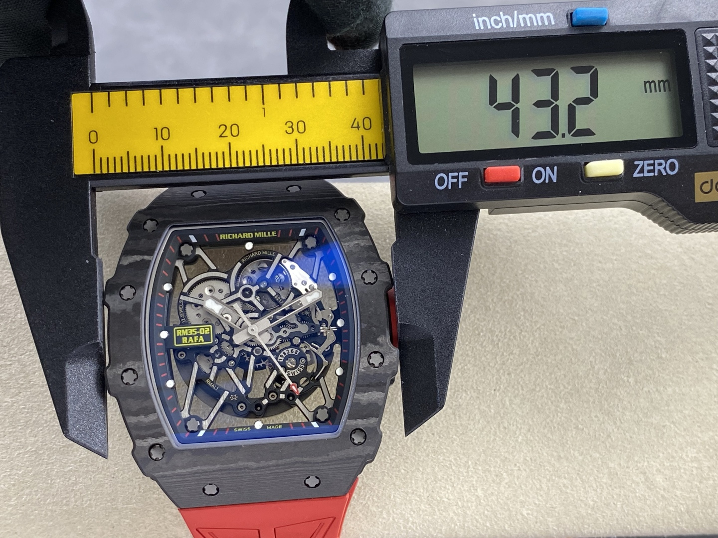 Richard Mille RM 035 RM35-02 Rubber strap 1:1 Superclone - Image 14