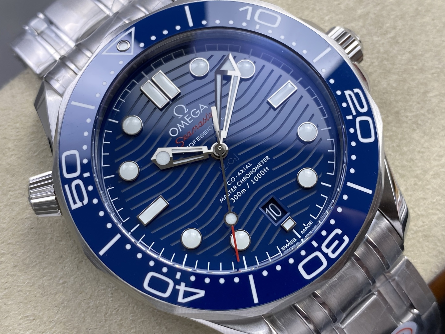 Omega Seamaster Diver 300M Green 42 mm Configuration 3C39CB 1:1 Superclone - Image 8