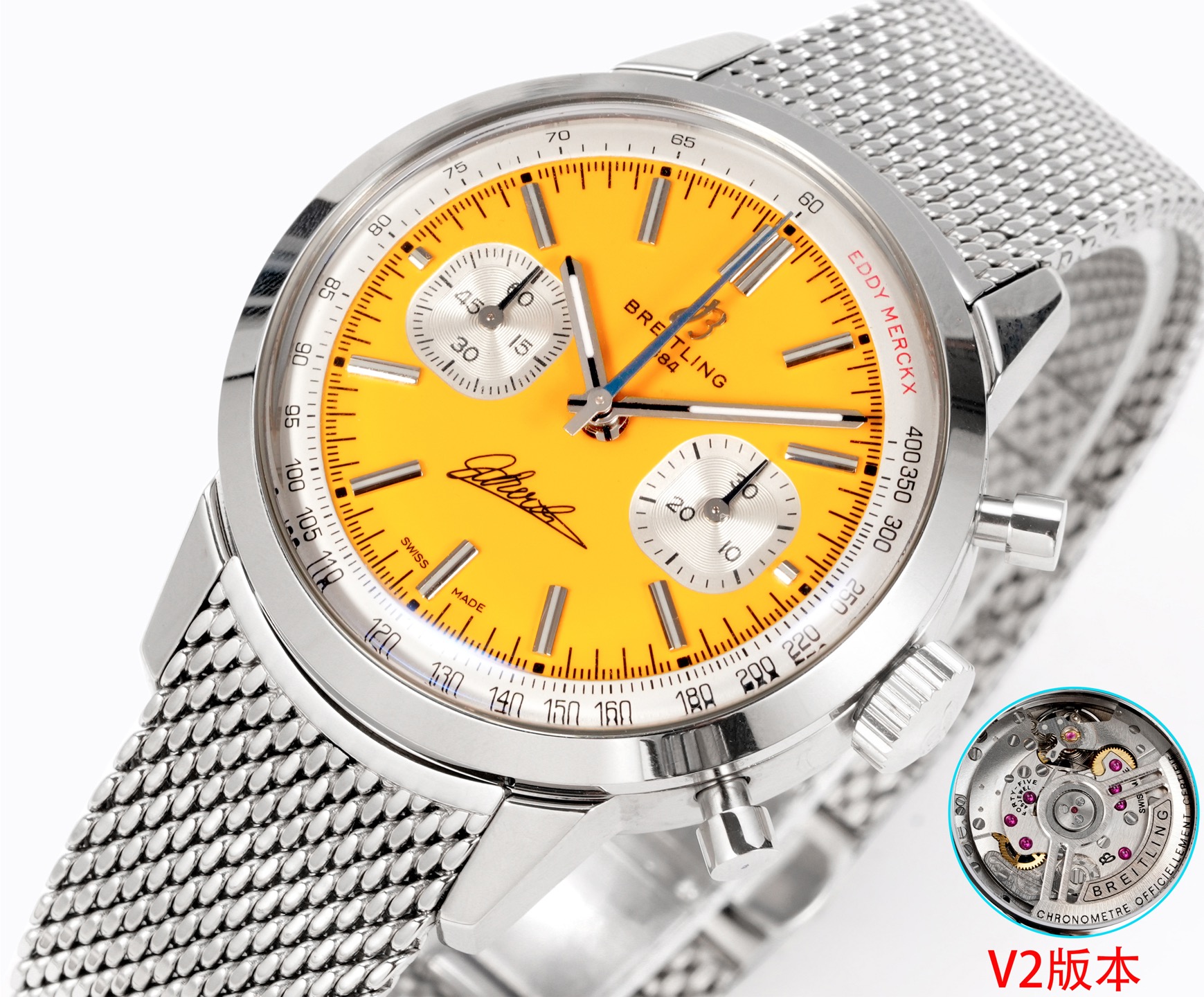 Breitling Navitimer Stainless steel Black dial 41 mm Chronograph BLS Factory Configuration 5531A7 1:1 Superclone - Image 8