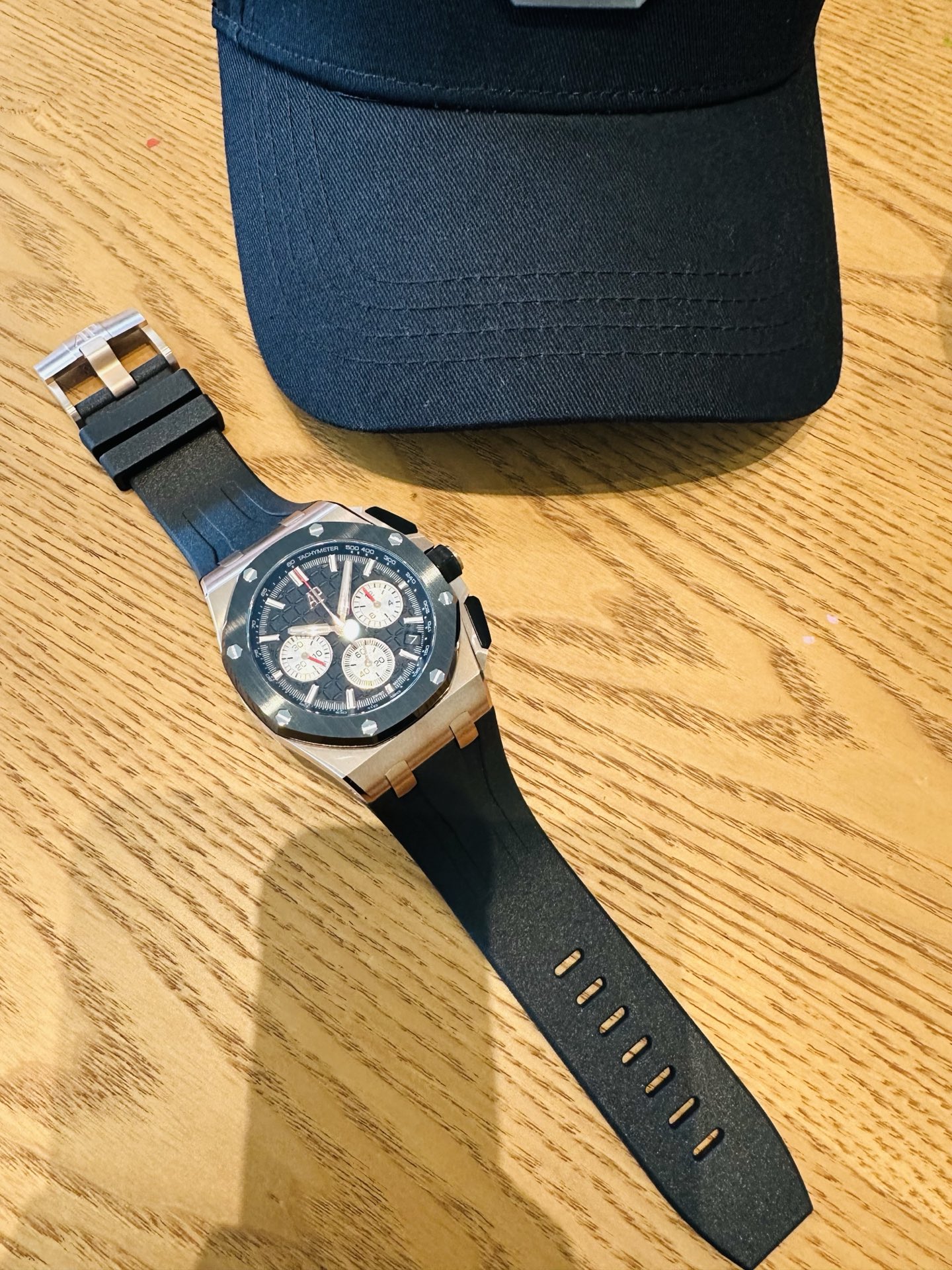 Audemars Piguet Royal Oak Offshore 26420 316 Stainless Steel Rubber strap 44 mm Date display LS Factory Configuration FF37BC 1:1 Superclone