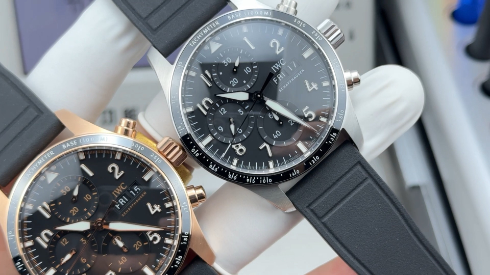 IWC Big Pilot / Pilot's Watches Ceramic Rubber strap 41 mm Chronograph Configuration E06621 1:1 Superclone