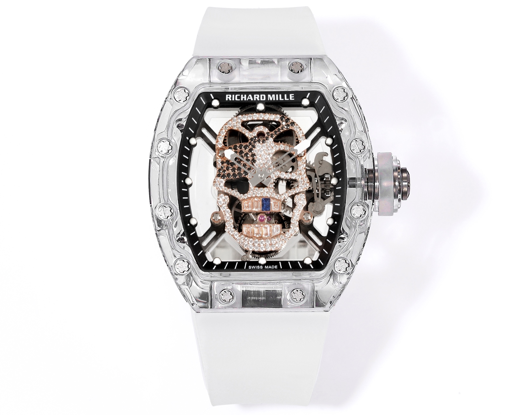 Richard Mille RM 052 RM052 Rubber strap Tourbillon MS Factory Configuration 3C3C4B 1:1 Superclone - Image 9