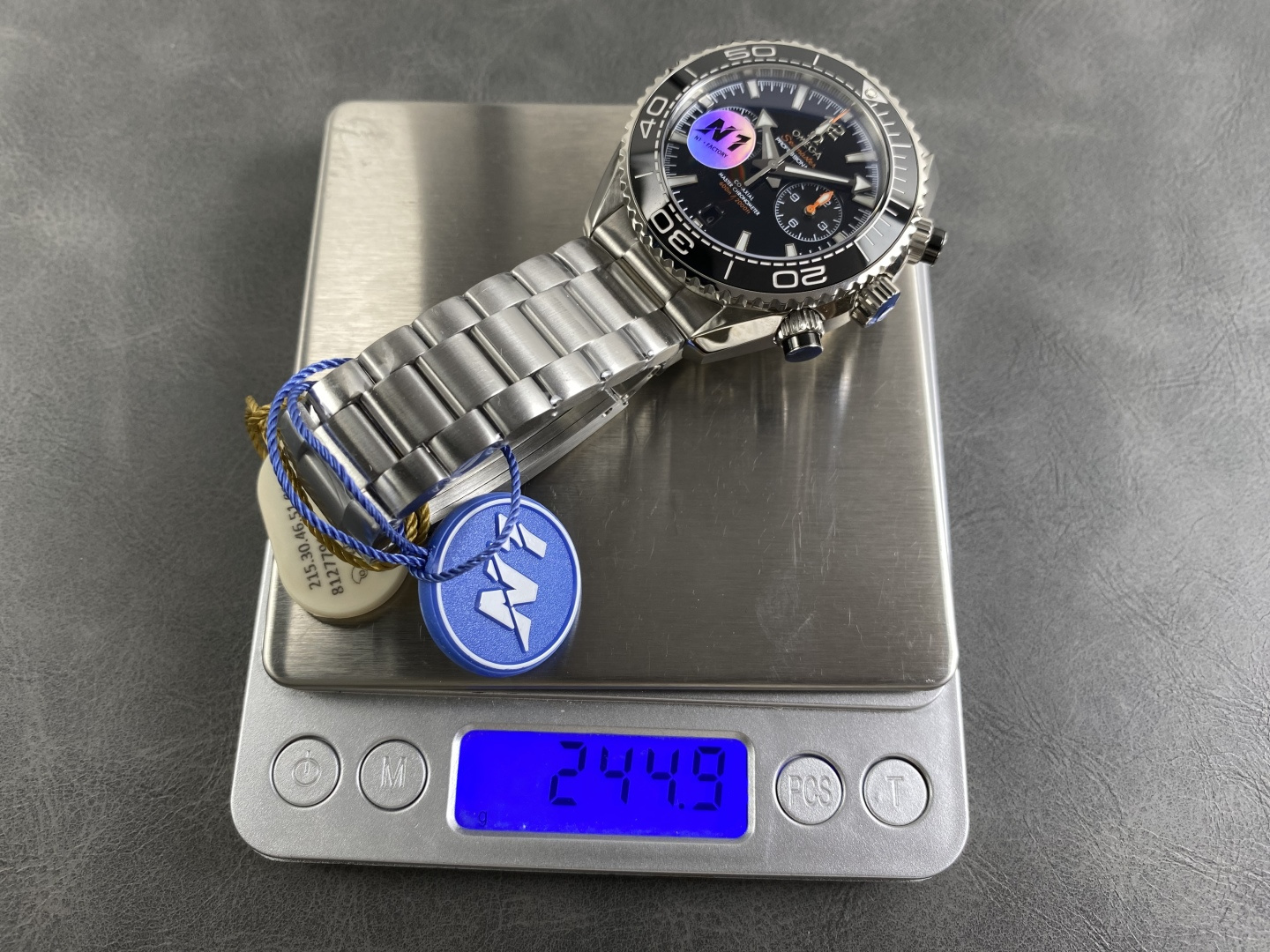 Omega Seamaster Planet Ocean 600M Co-Axial Master Chronometer Chronograph 45.5 mm 215.30.46.51.01.001 1:1 Superclone - Image 5