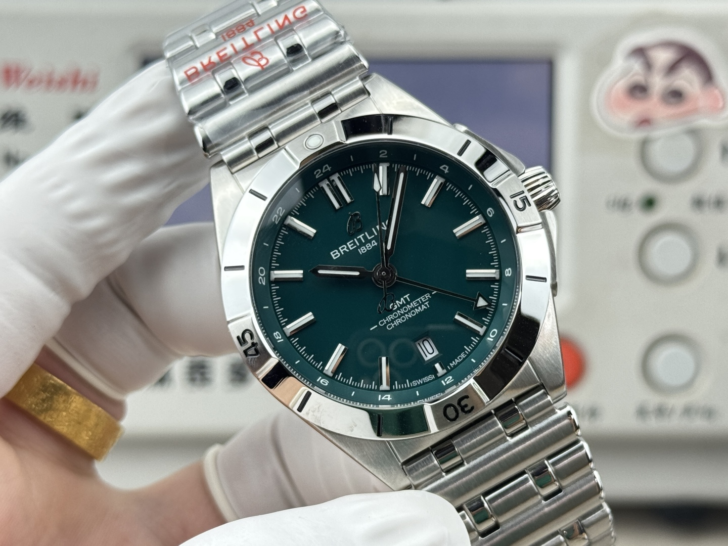 Breitling Chronomat A32398101M1A1 Stainless steel Stainless-steel bracelet 1:1 Superclone - Image 46