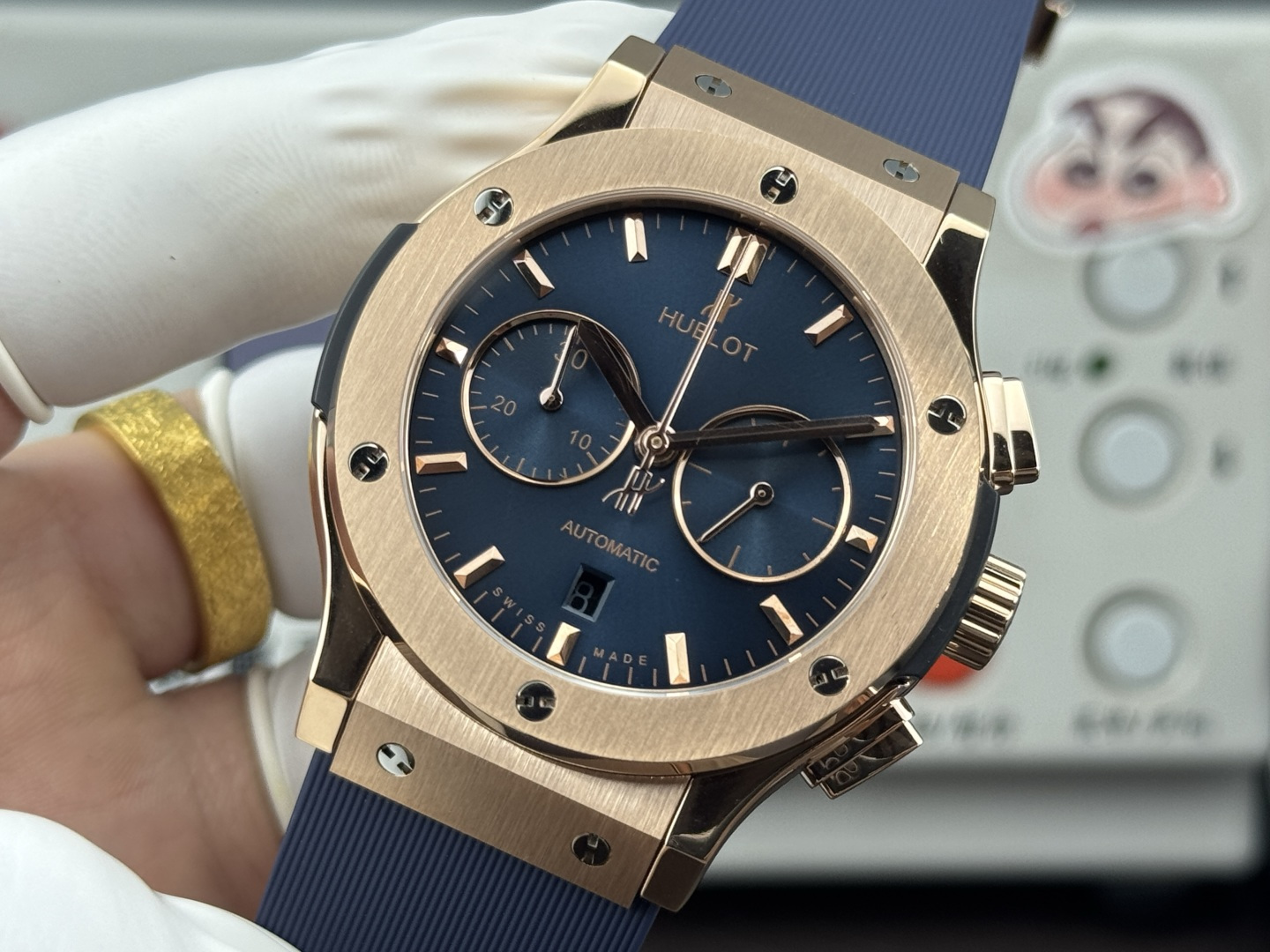 Hublot Classic Fusion Stainless steel 45 mm Chronograph Configuration 4DE7F6 1:1 Superclone - Image 5