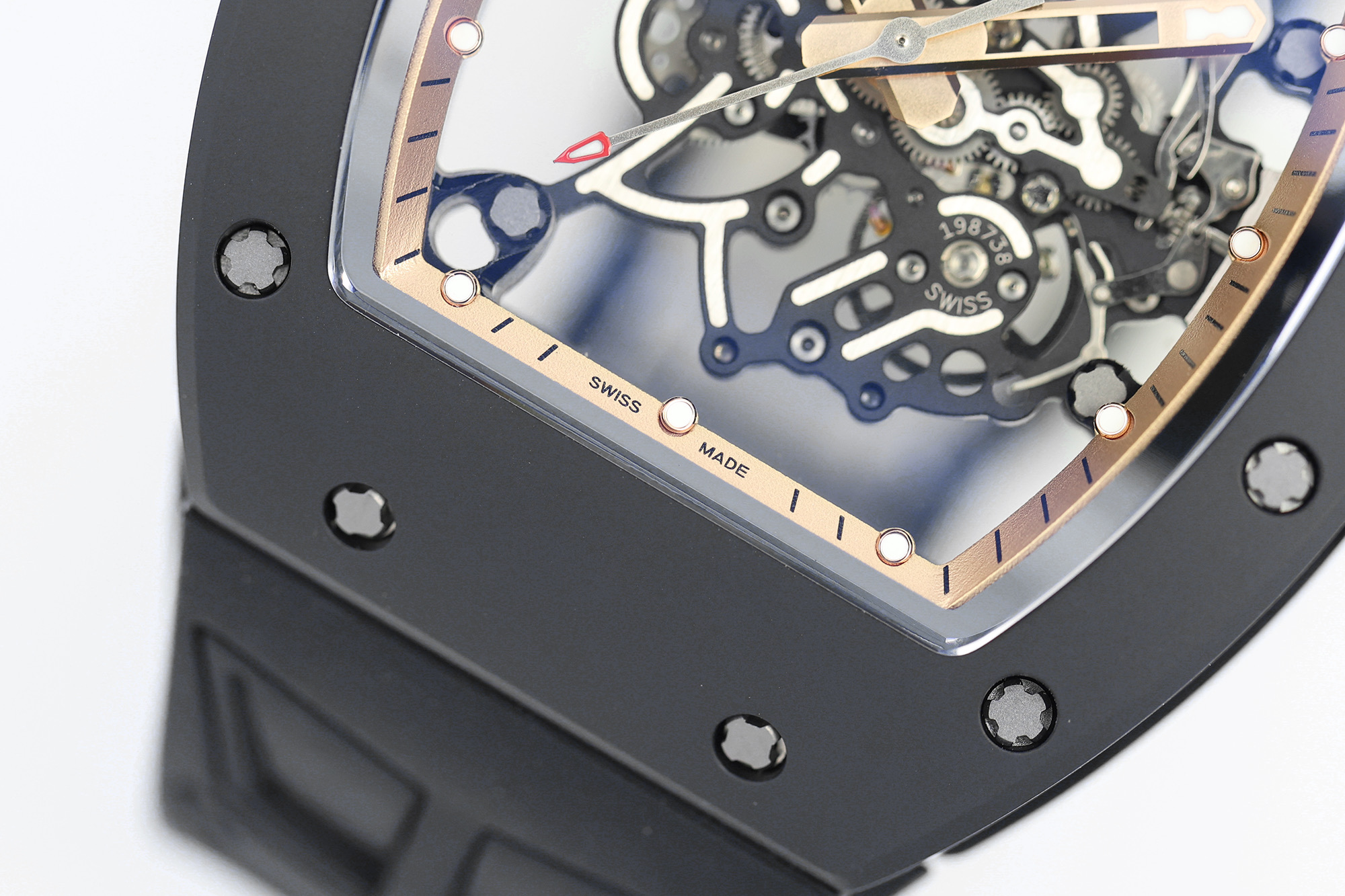 Richard Mille RM 055 RM055 Black Ceramic 42.70 mm Manual-wind ZF Factory Configuration F9798D 1:1 Superclone - Image 8