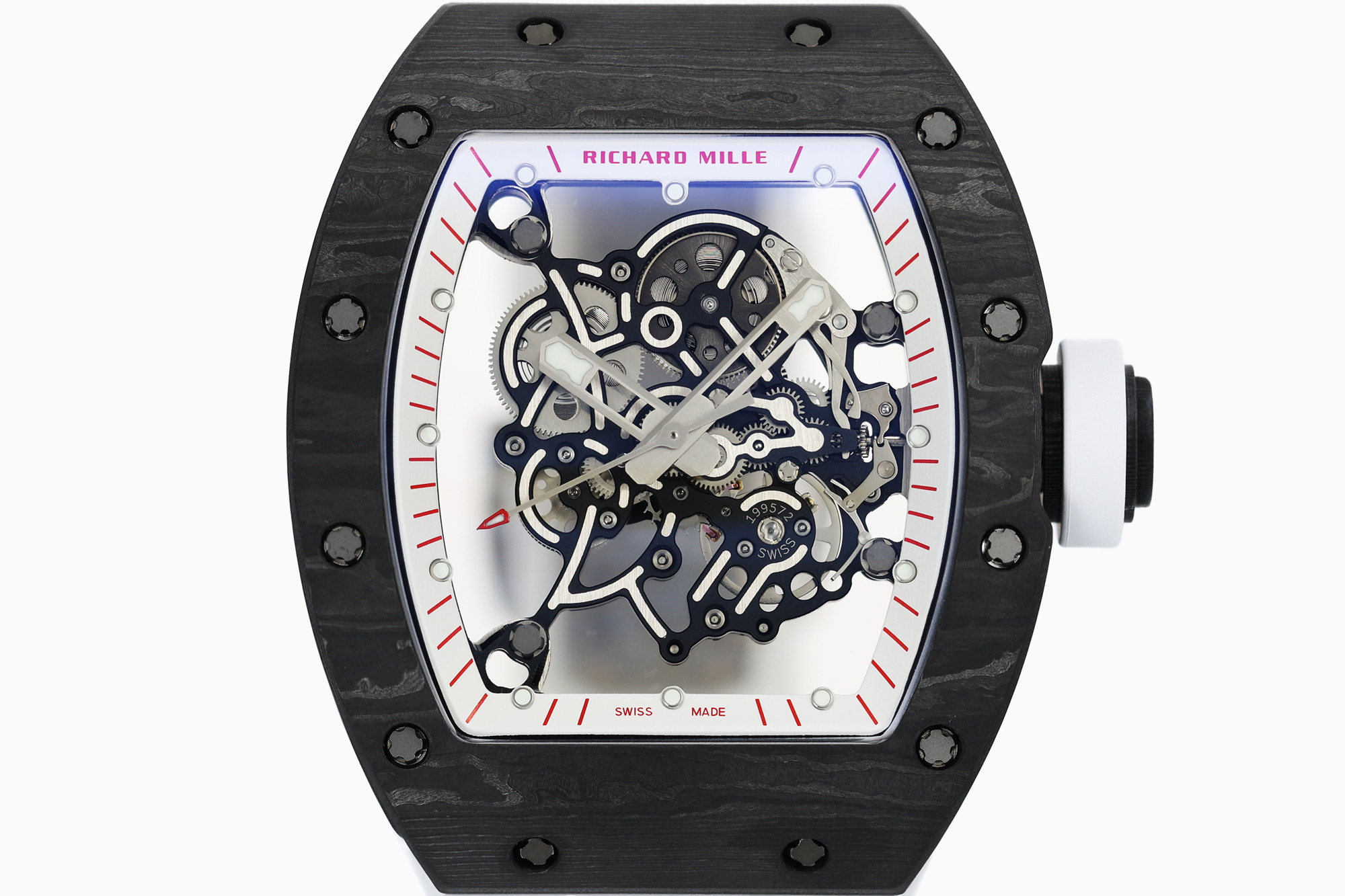 Richard Mille RM 055 RM055 Carbon composite Manual-wind ZF Factory Configuration 3D7C72 1:1 Superclone - Image 10