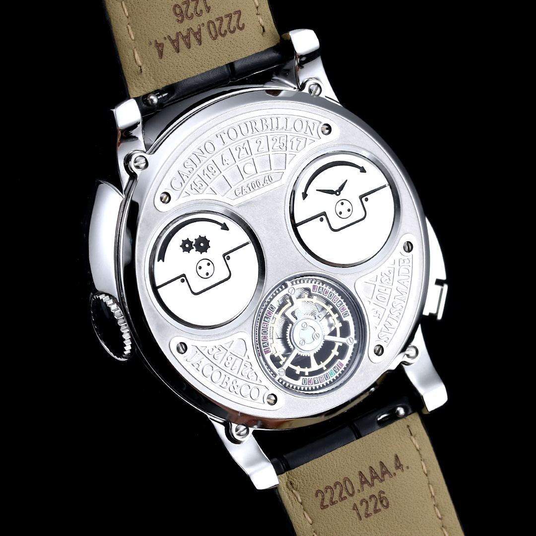 Jacob & Co. Casino Tourbillon Ceramic 44 mm Configuration 89EFC8 1:1 Superclone - Image 3