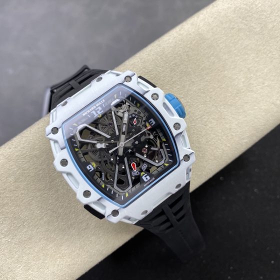 Richard Mille RM 035 RM35 Carbon composite 43.15 x 49.95 mm Skeleton / openworked CLEAN Factory Configuration 37CC1C 1:1 Superclone
