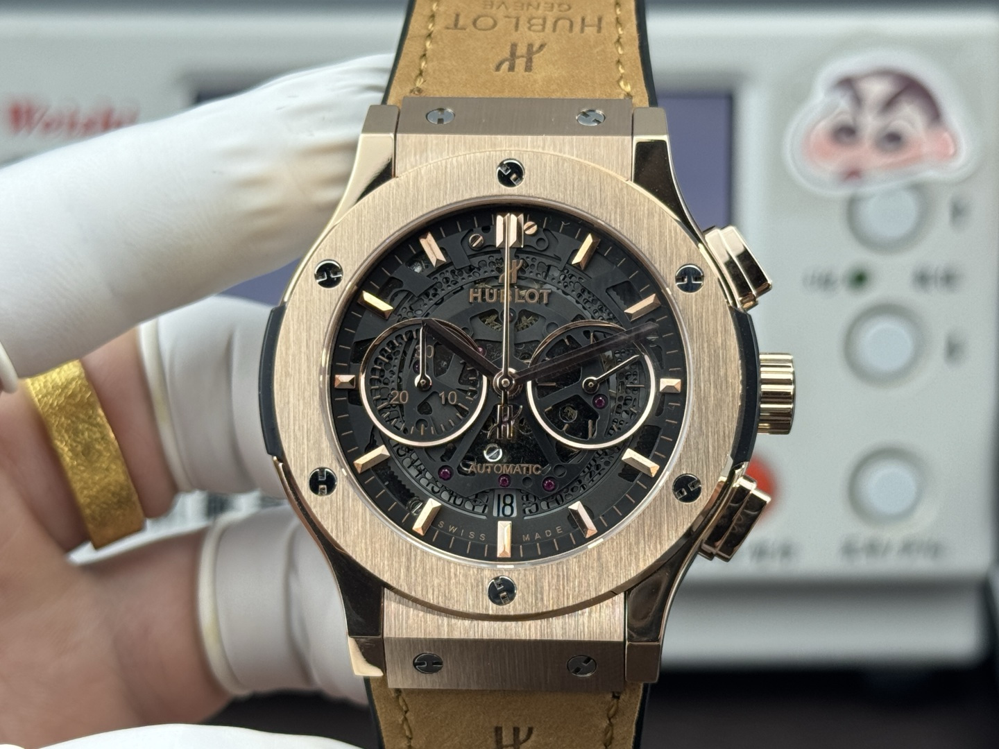 Hublot Classic Fusion Stainless steel 45 mm Chronograph Configuration 981A04 1:1 Superclone - Image 3