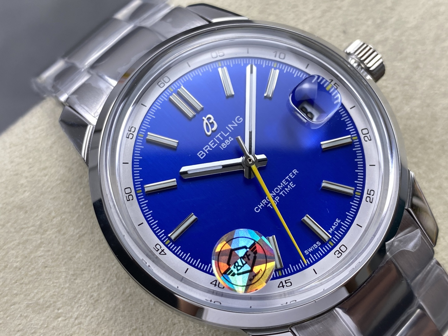Breitling Top Time Stainless-steel bracelet 38 mm BLS Factory Configuration 744E01 1:1 Superclone - Image 8
