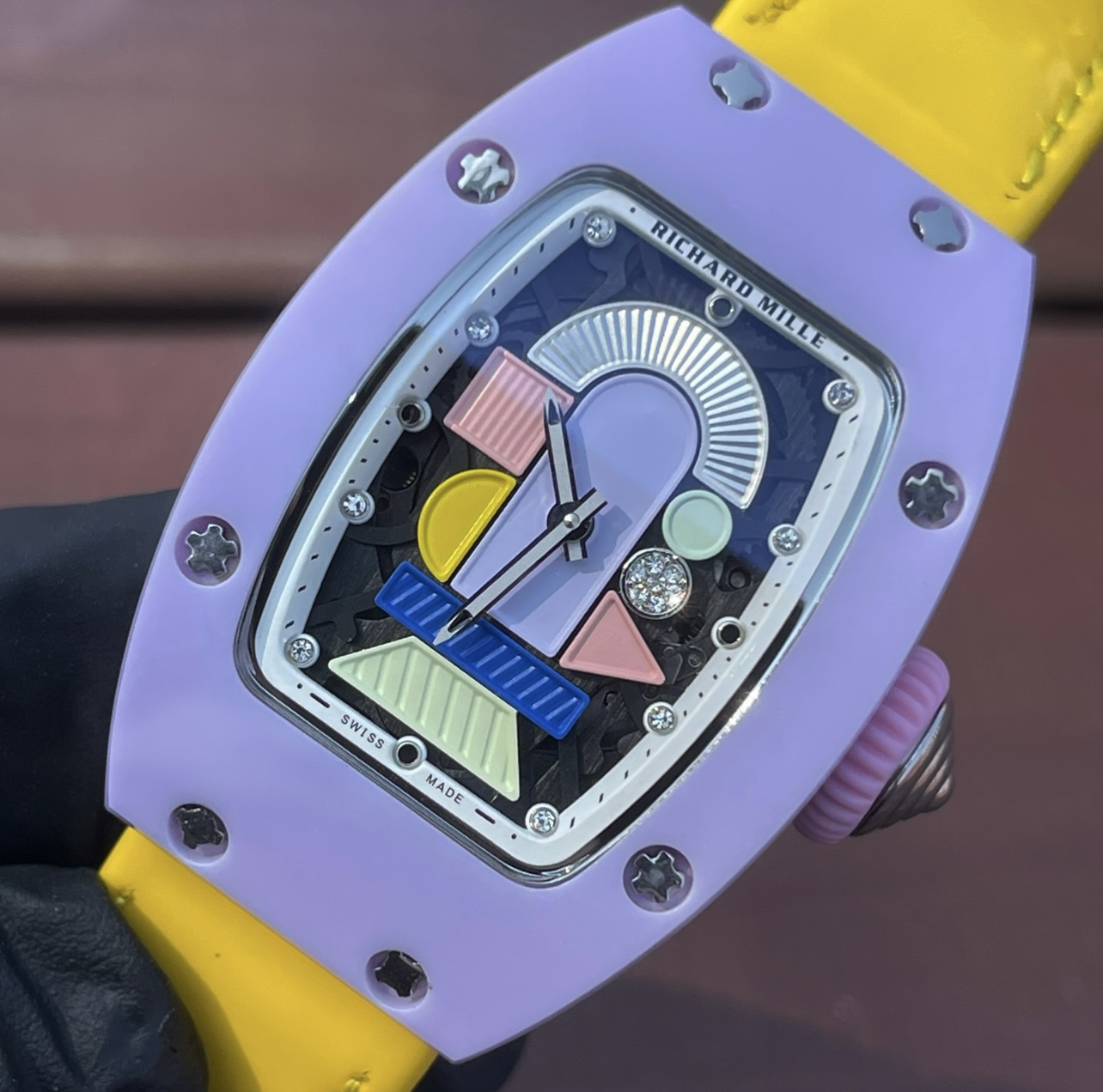 Richard Mille RM 07 RM07-01 Ceramic 45 x 31 mm Configuration 44B989 1:1 Superclone
