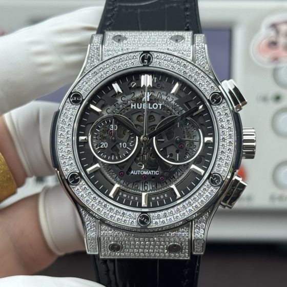 Hublot Classic Fusion Stainless steel 45 mm Chronograph Configuration 67B68A 1:1 Superclone