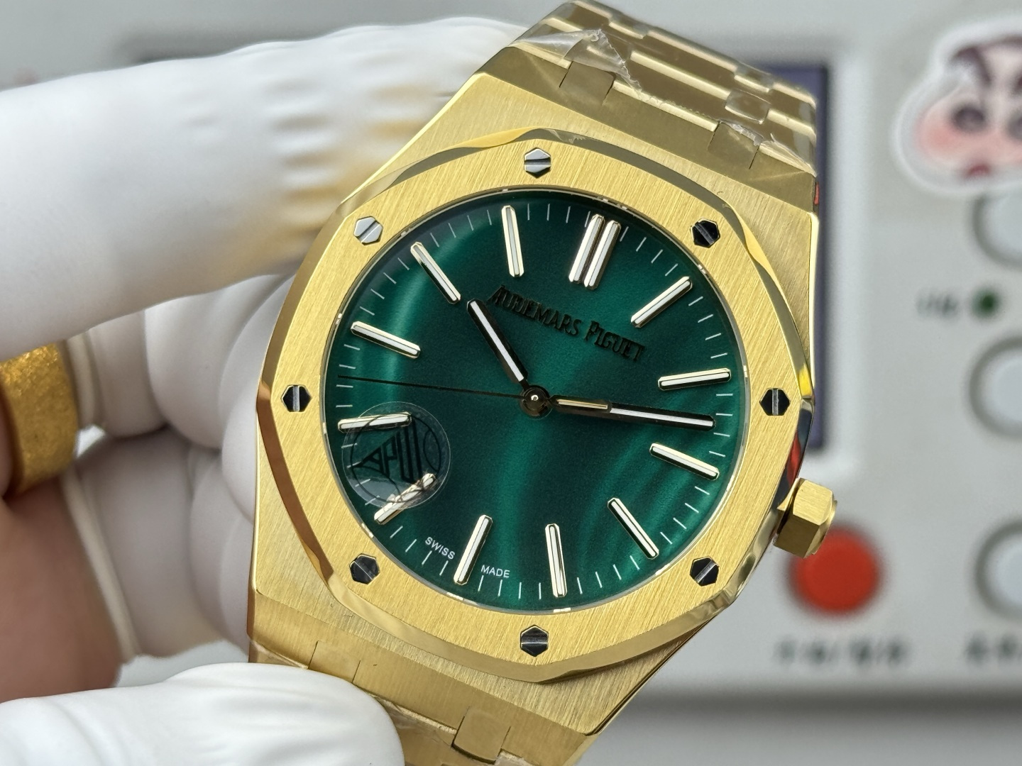 Audemars Piguet Royal Oak 15513 Gold 41 mm Configuration 86DC65 1:1 Superclone - Image 6