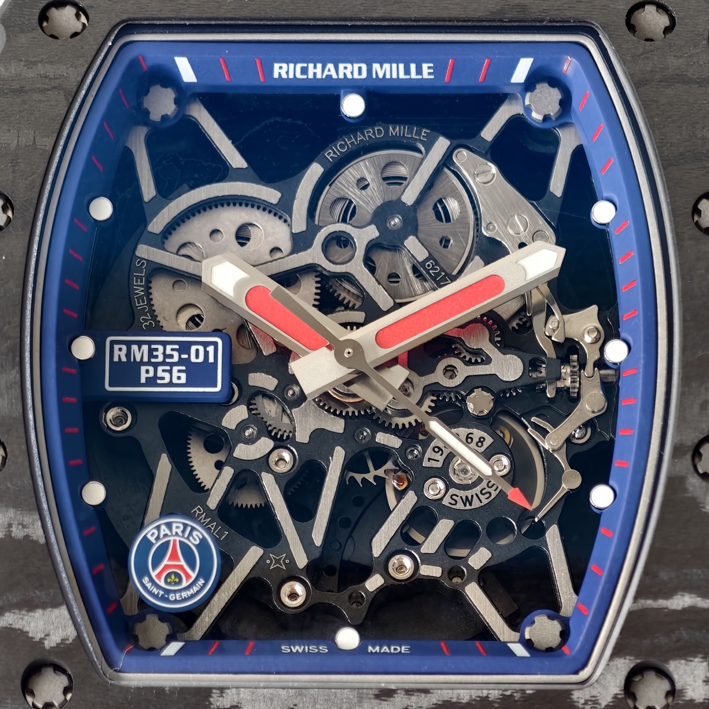 Richard Mille RM 035 RM35-01 Rubber strap 50 x 14 mm ZF Factory Configuration E622ED 1:1 Superclone - Image 15