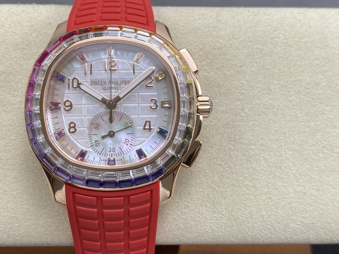 Patek Philippe Aquanaut Luce 7968/300R-001 Rainbow Chronograph 1:1 Superclone - Image 205