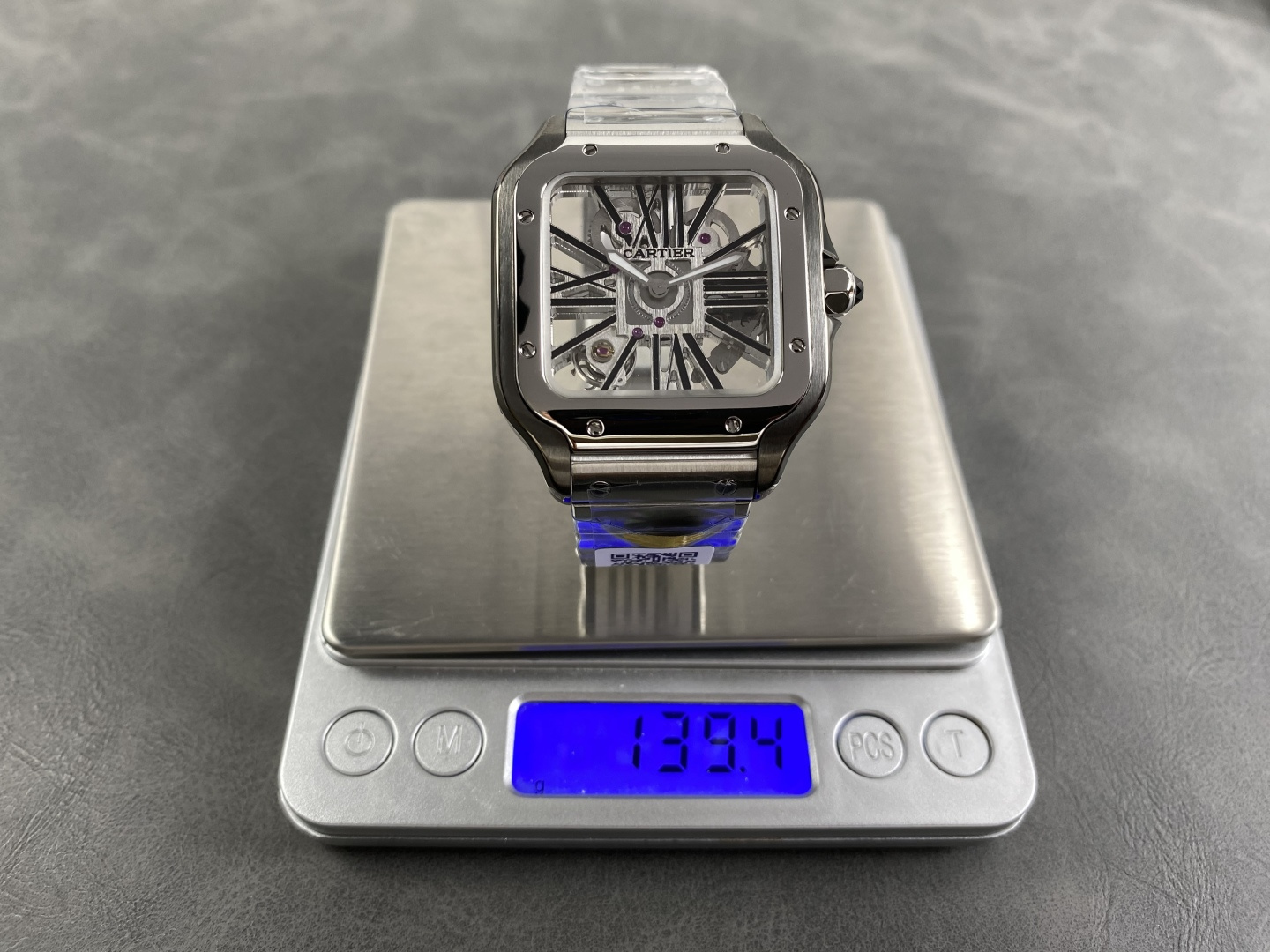 Cartier Santos de Cartier Skeleton 39.8 mm AF Factory Configuration 58CF17 1:1 Superclone - Image 7