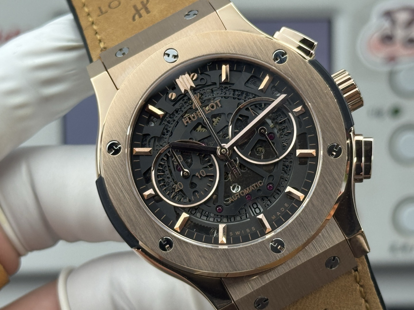 Hublot Classic Fusion Stainless steel 45 mm Chronograph Configuration 981A04 1:1 Superclone - Image 9