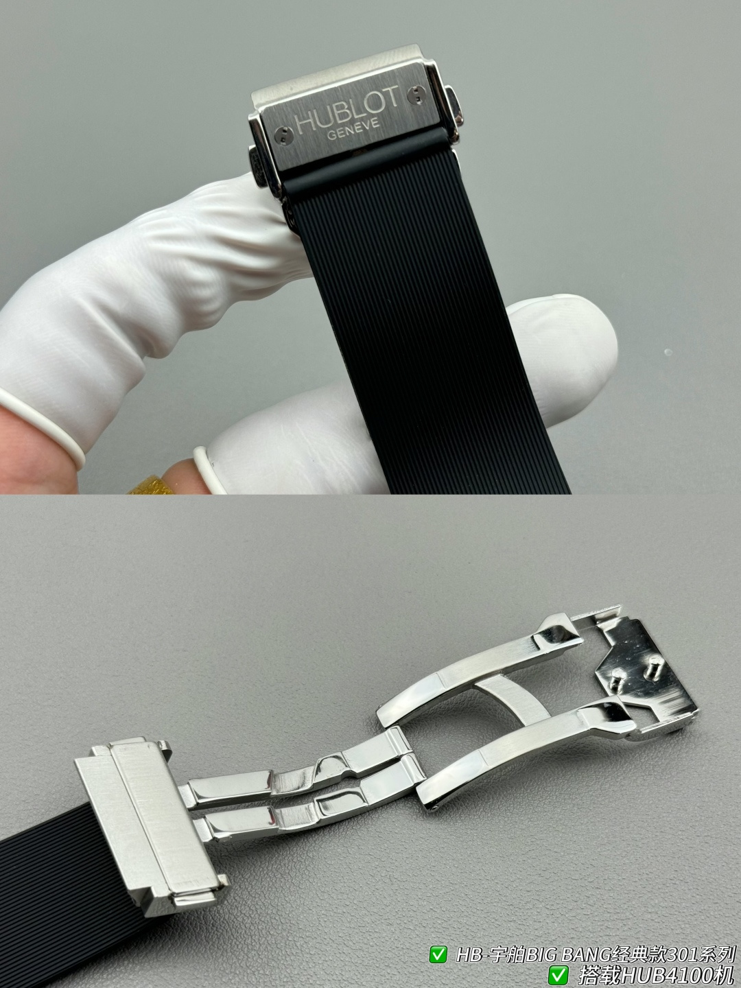 Hublot Big Bang Rubber strap 44 mm Chronograph Configuration DFF15A 1:1 Superclone - Image 7
