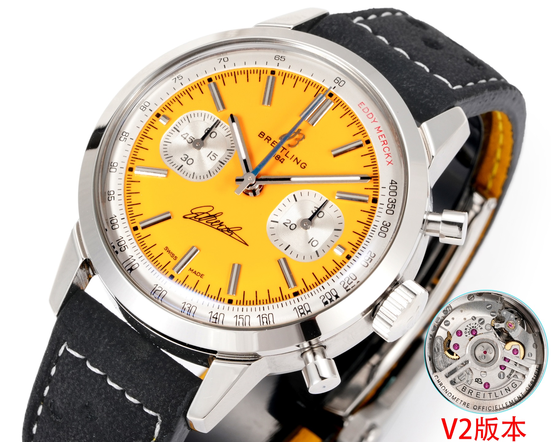 Breitling Navitimer Stainless steel Black dial 41 mm Chronograph BLS Factory Configuration 2C538F 1:1 Superclone - Image 7