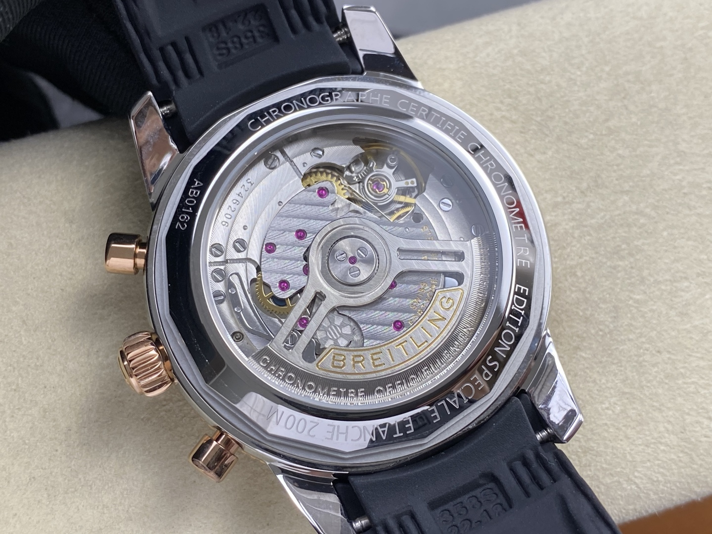 Breitling Superocean Heritage Rubber strap Chronograph BLS Factory Configuration 96C01F 1:1 Superclone - Image 7