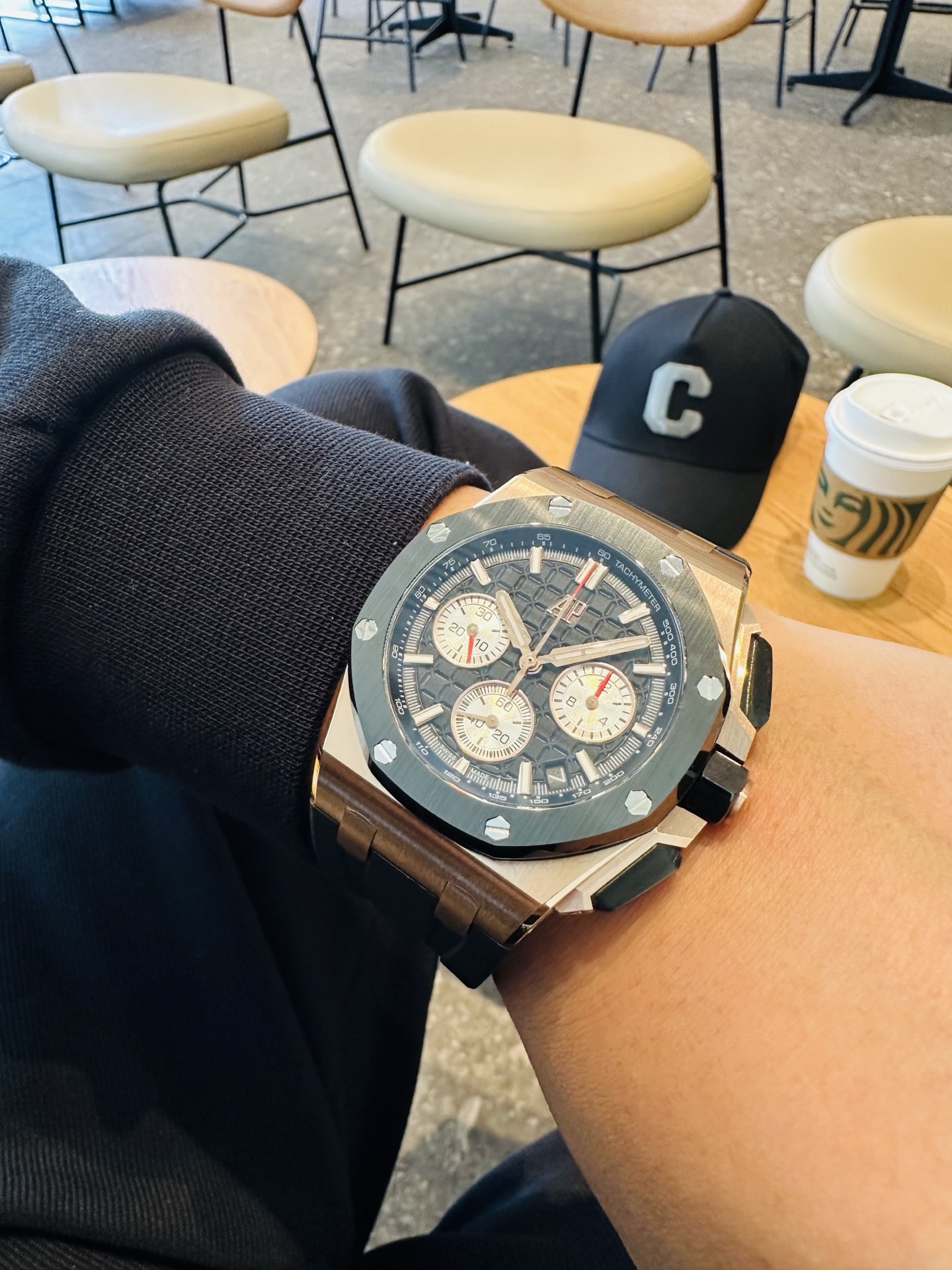 Audemars Piguet Royal Oak Offshore 26420 316 Stainless Steel Rubber strap 44 mm Date display LS Factory Configuration FF37BC 1:1 Superclone - Image 5