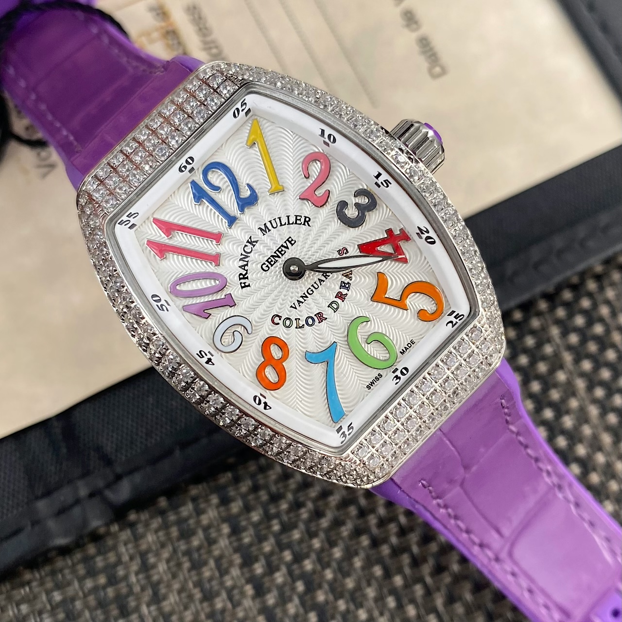 Franck Muller Vanguard V32 Leather strap 42.3 mm Configuration 6ACE31 1:1 Superclone - Image 3