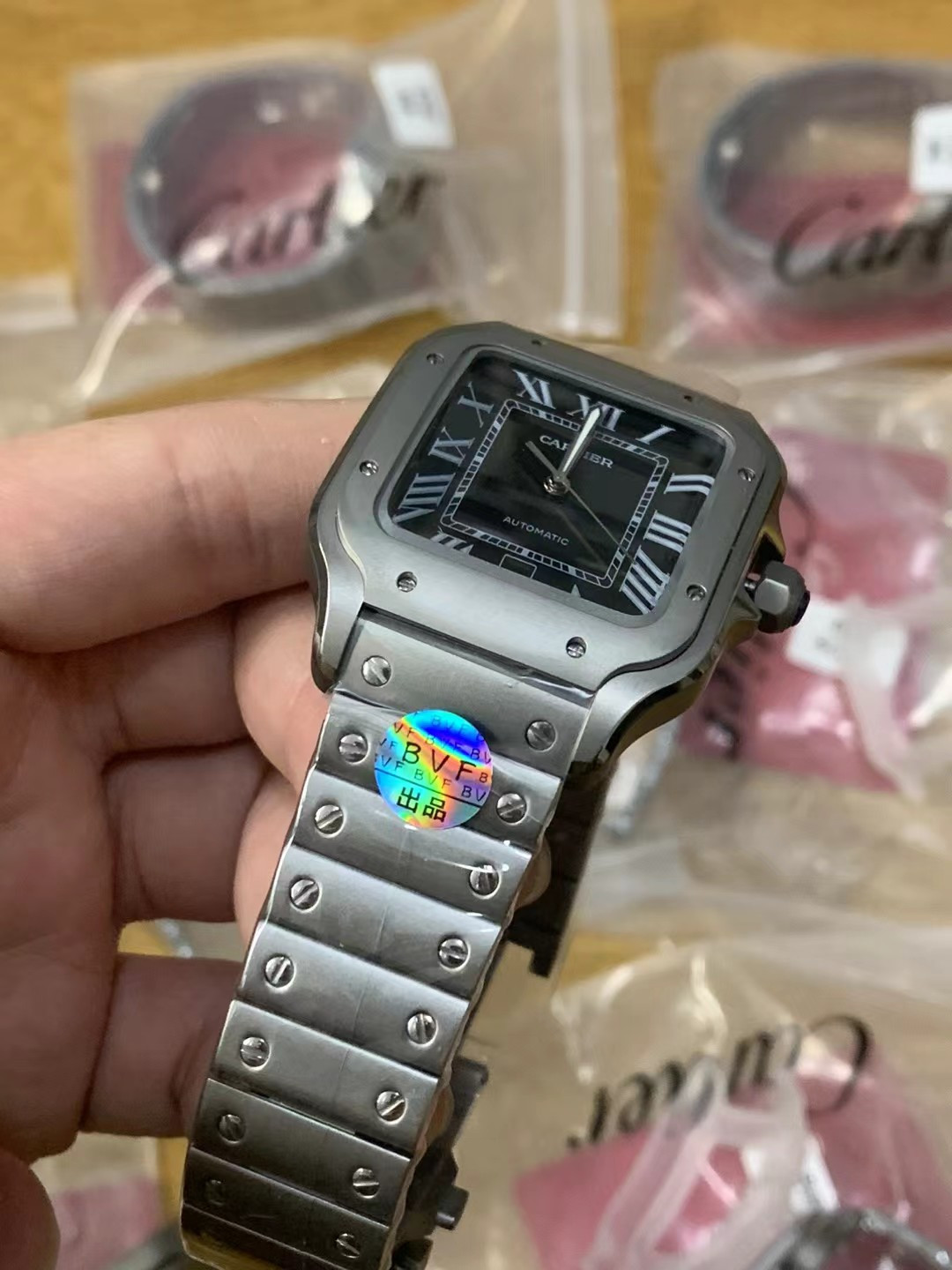 Cartier Santos White Titanium White dial 1:1 Superclone - Image 2
