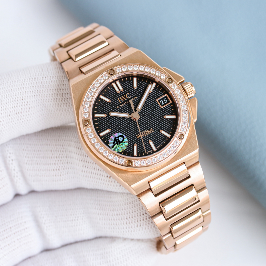 IWC Ingenieur Rose-gold tone 35.1 mm Automatic Configuration A66C2F 1:1 Superclone - Image 2