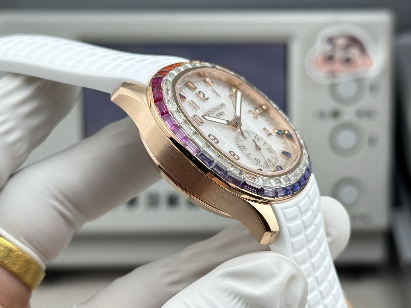 Patek Philippe Aquanaut Luce 7968/300R-001 Rainbow Chronograph 1:1 Superclone - Image 64