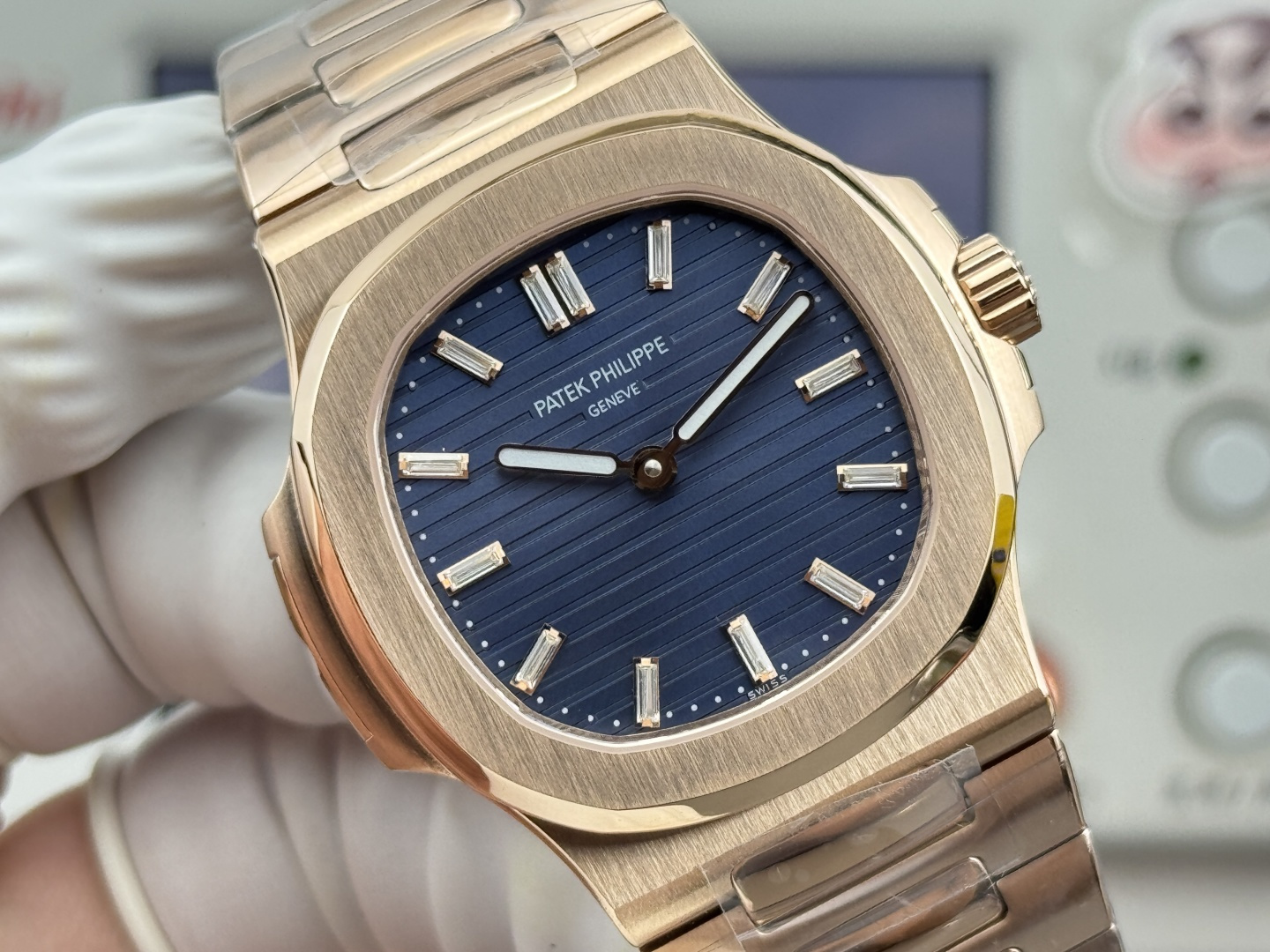 Patek Philippe Nautilus Blue dial Tourbillon BLS Factory Configuration 8A732C 1:1 Superclone - Image 2