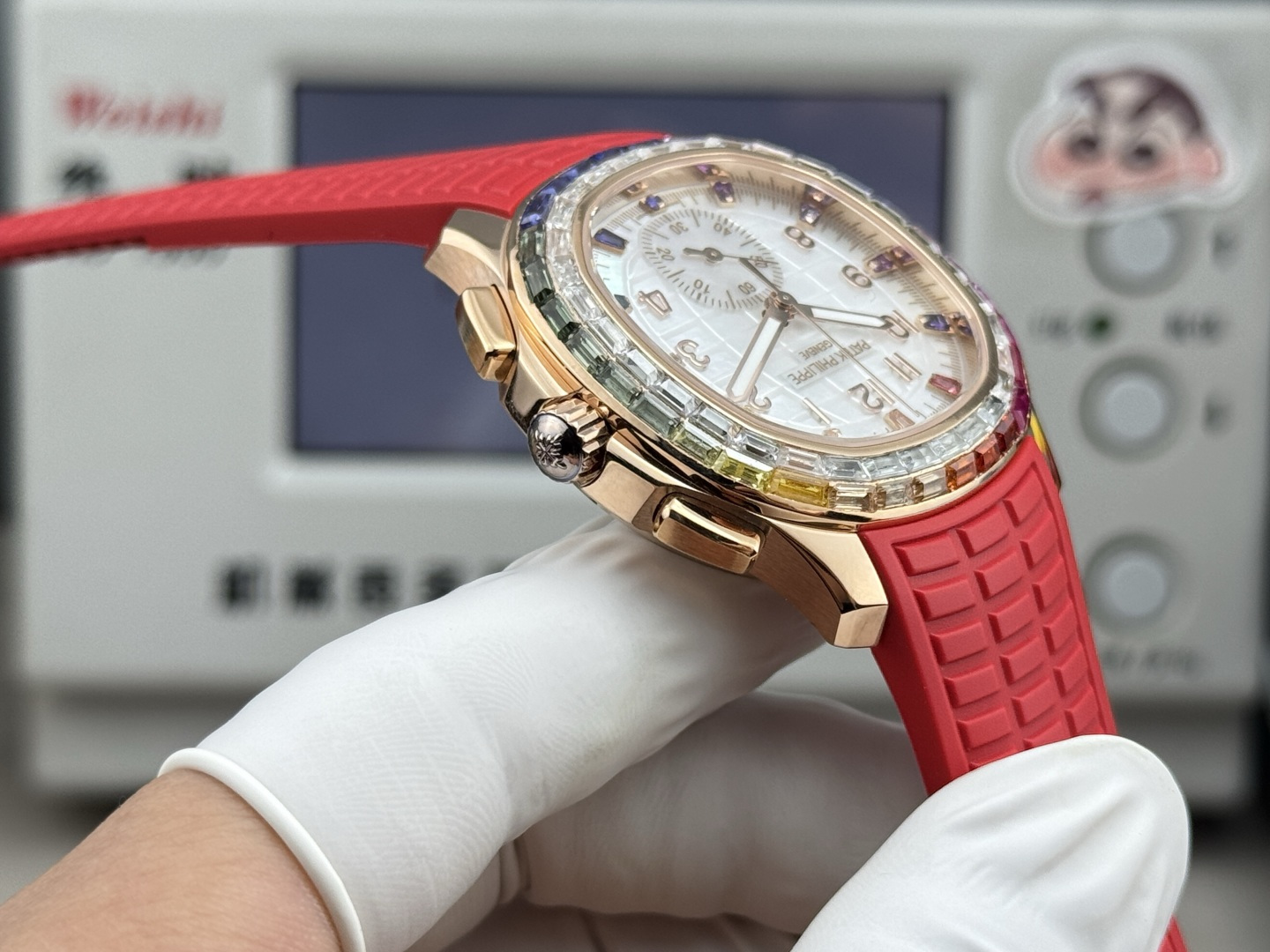 Patek Philippe Aquanaut Luce 7968/300R-001 Rainbow Chronograph 1:1 Superclone - Image 29
