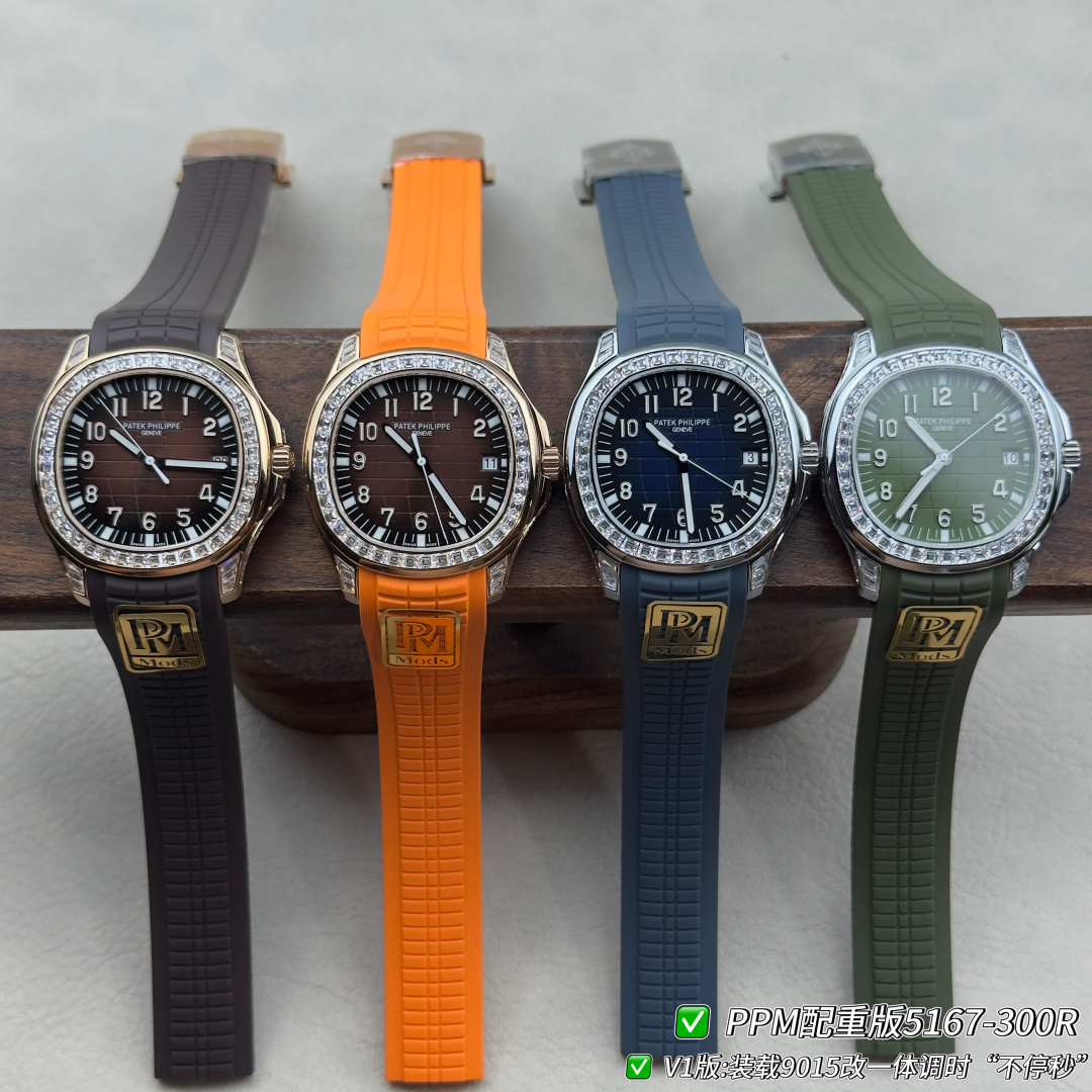 Patek Philippe Aquanaut Rubber strap PPM Factory Configuration FCC920 1:1 Superclone