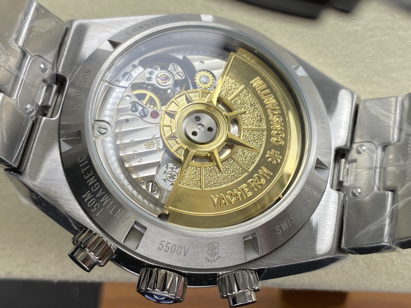 Vacheron Constantin Overseas 5500V Stainless steel Rubber strap TW Factory Configuration B5D6DA 1:1 Superclone - Image 11
