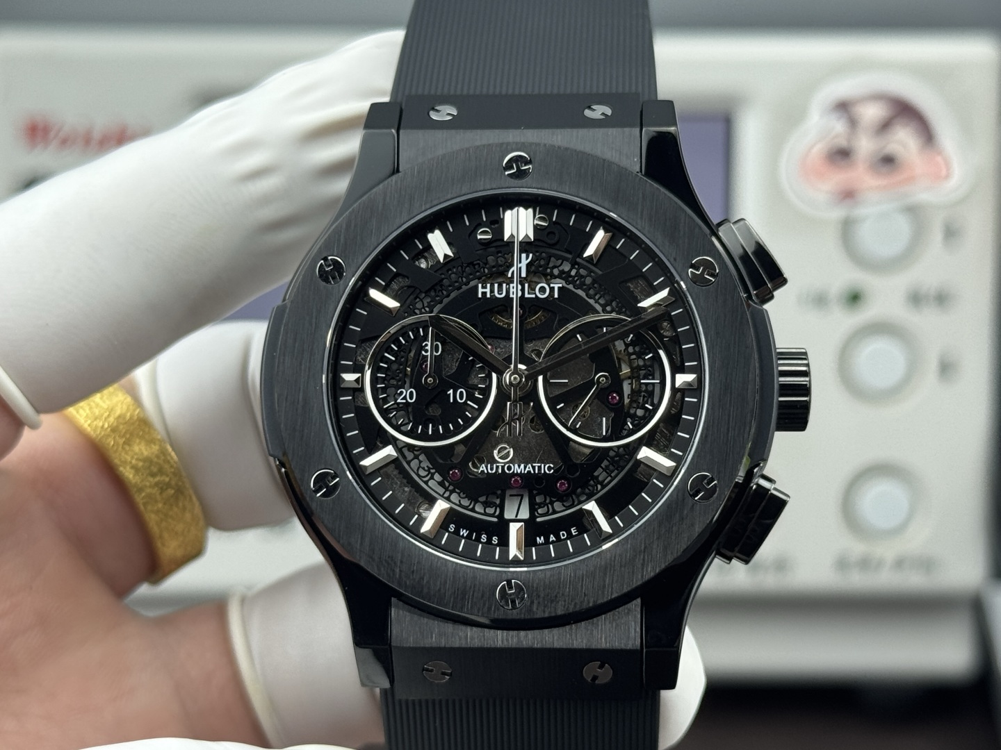 Hublot Classic Fusion Stainless steel 45 mm Chronograph Configuration 63EC12 1:1 Superclone