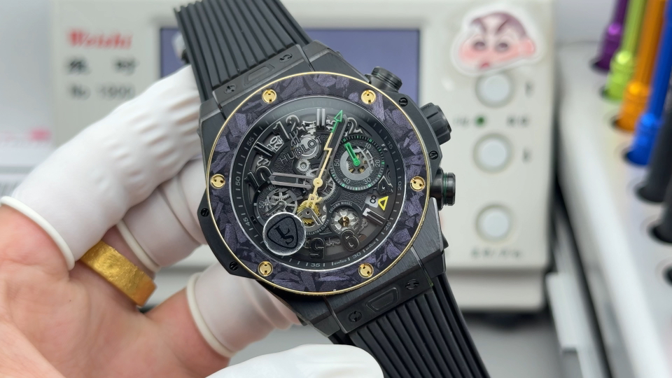 Hublot Big Bang Rubber strap 44 mm Chronograph LS Factory Configuration E876F0 1:1 Superclone