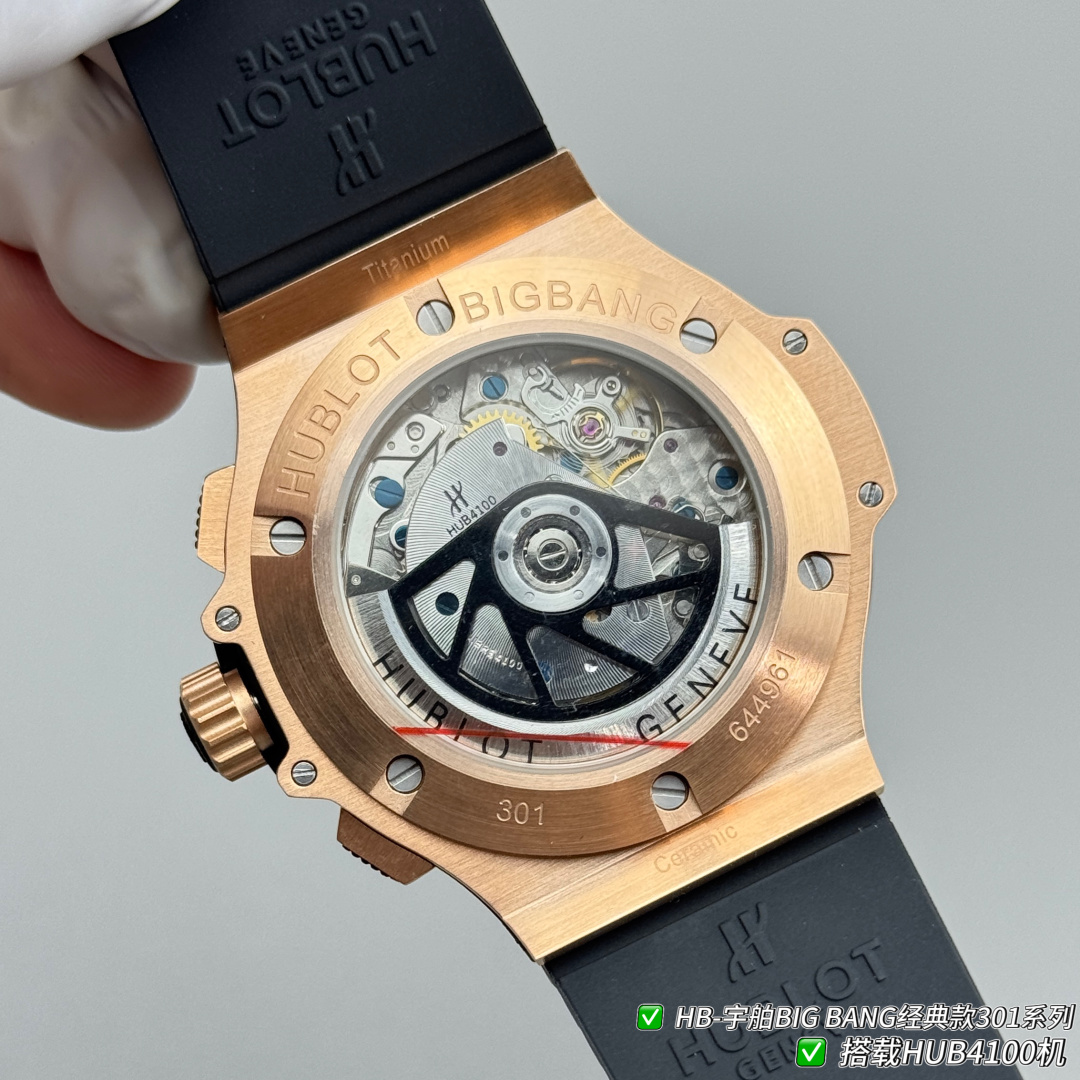 Hublot Big Bang Rubber strap 44 mm Chronograph Configuration 0E63AC 1:1 Superclone - Image 3