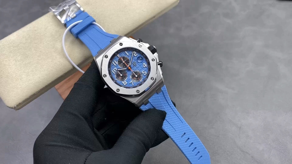 Audemars Piguet Royal Oak Offshore 26470 Stainless steel Rubber strap 42 mm Chronograph LS Factory Configuration 2DC0F5 1:1 Superclone