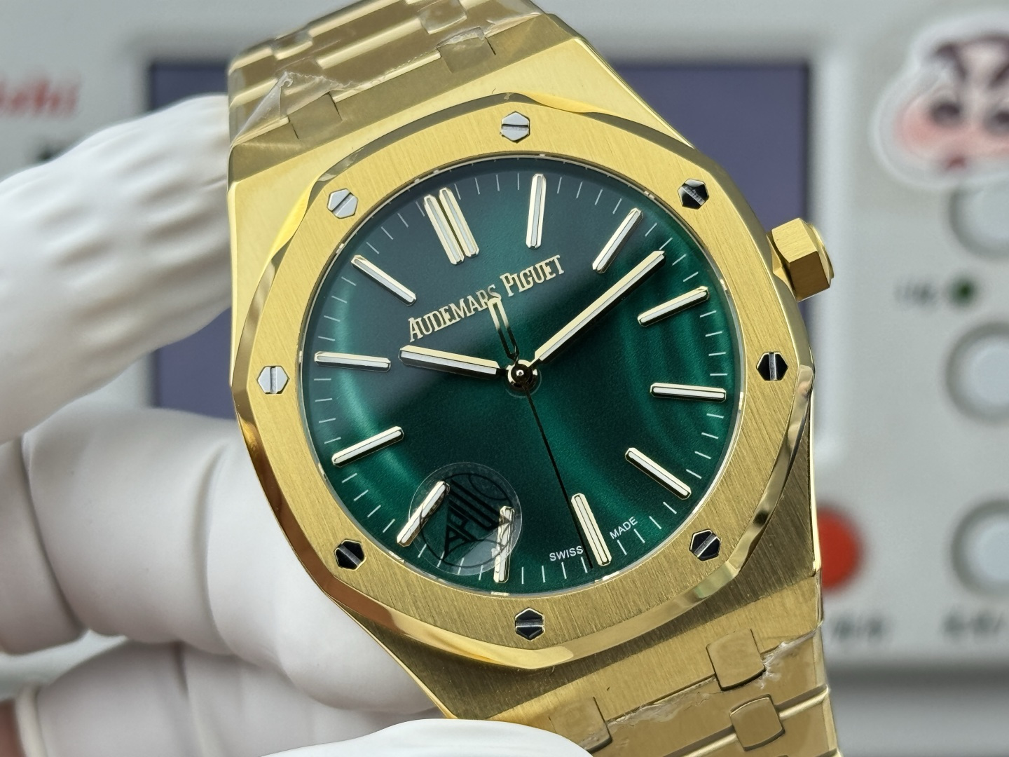 Audemars Piguet Royal Oak 15513 Gold 41 mm Configuration 86DC65 1:1 Superclone - Image 8