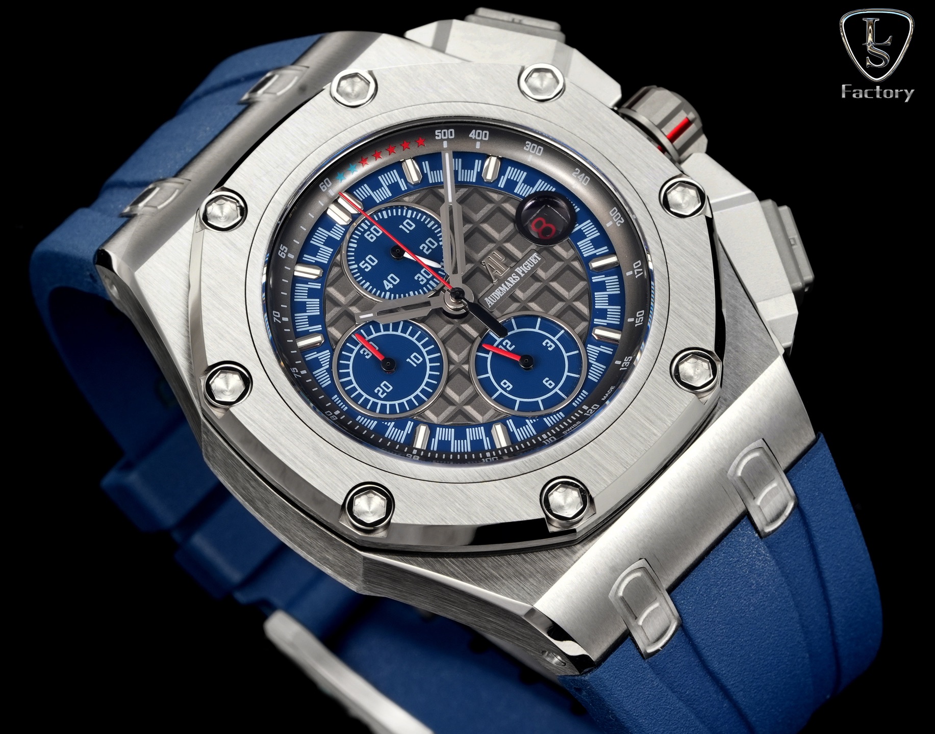 Audemars Piguet Royal Oak Offshore 26568PM Stainless steel Rubber strap 44 mm Chronograph LS Factory Configuration C957D1 1:1 Superclone - Image 2