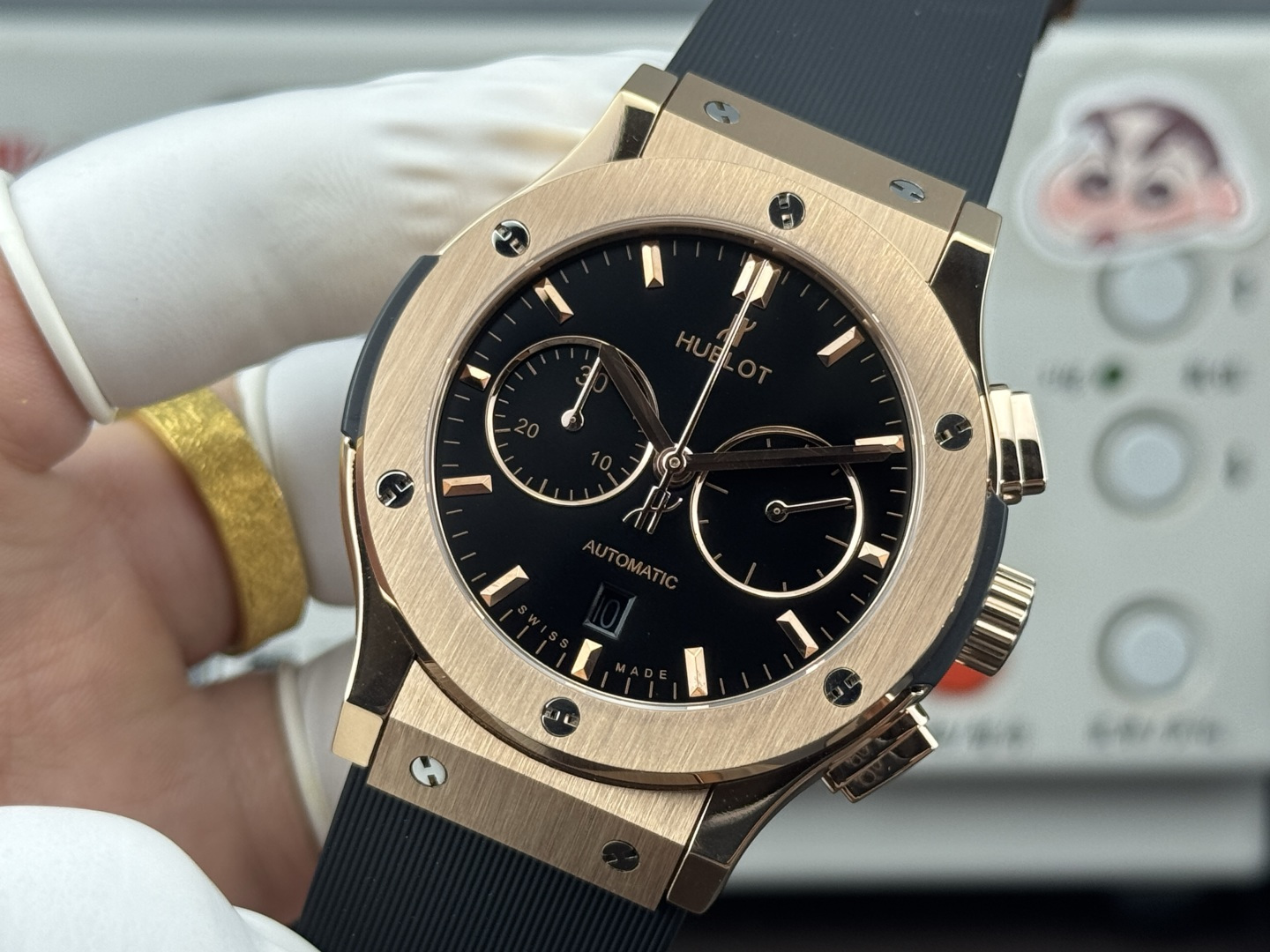 Hublot Classic Fusion Stainless steel 45 mm Chronograph Configuration 4DE7F6 1:1 Superclone
