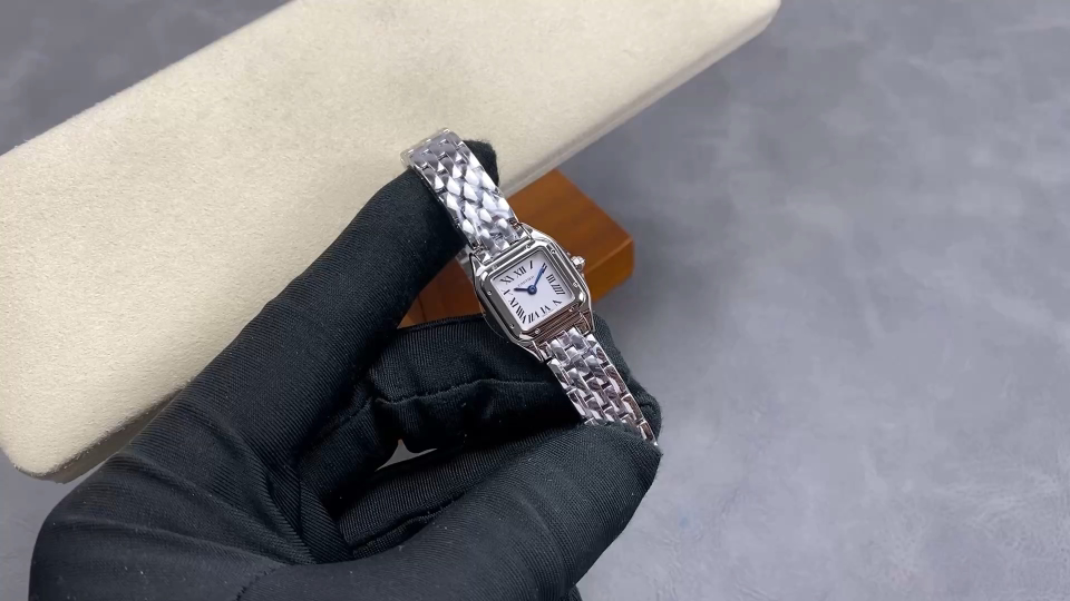 Cartier Panthère 25 mm Silver-Tone 8848F Factory 1:1 Superclone