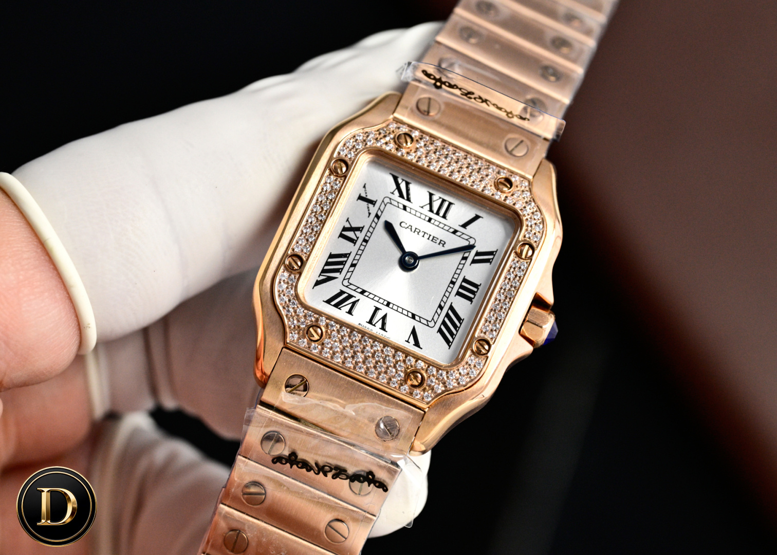 Cartier Santos Stainless steel Silver dial 27 x 34.4 mm TW Factory Configuration 73B8BD 1:1 Superclone - Image 3