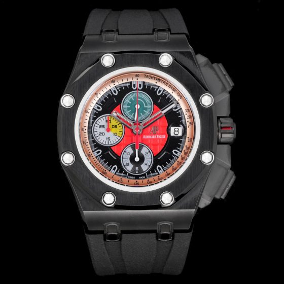 Audemars Piguet Royal Oak Offshore 26568PM Stainless steel Rubber strap 44 mm Chronograph LS Factory Configuration A760DB 1:1 Superclone