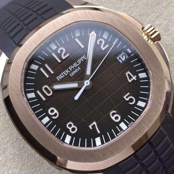 Patek Philippe Aquanaut Platinum Rubber strap Configuration 3F48FD 1:1 Superclone