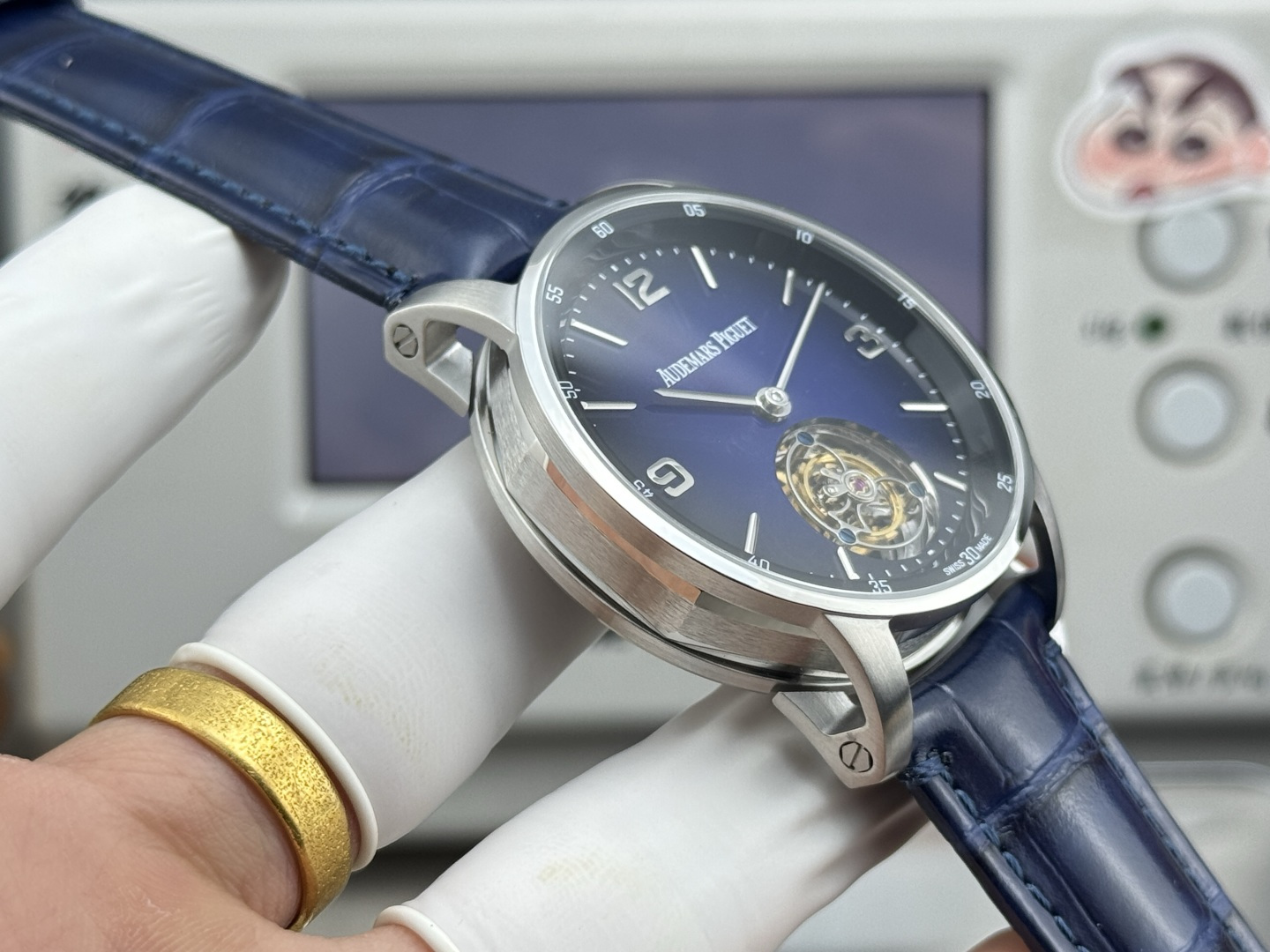 Audemars Piguet Code 11.59 26396 Stainless steel Fabric strap 42 mm Tourbillon Configuration 8ABB10 1:1 Superclone - Image 2