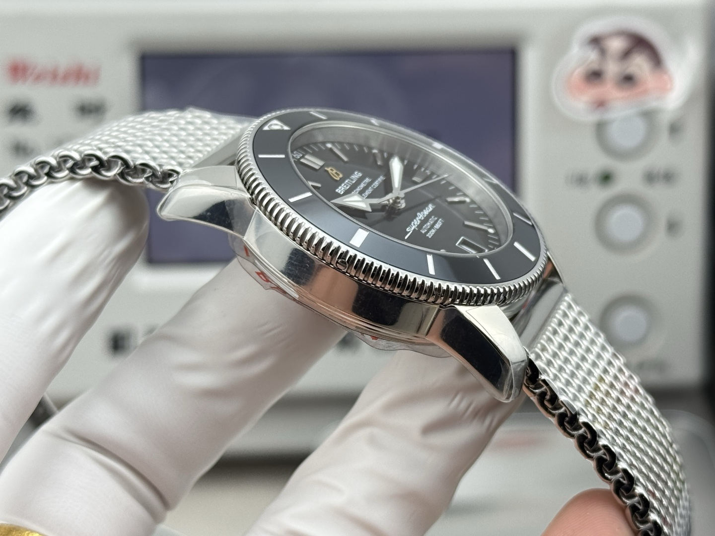 Breitling Superocean Heritage Rubber strap 42 mm GF Factory Configuration 6023A4 1:1 Superclone - Image 6